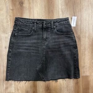Banana Republic Black Denim Skirt